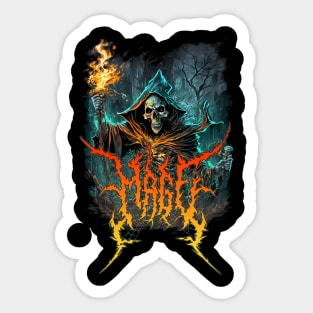 Mage Death Metal design Sticker